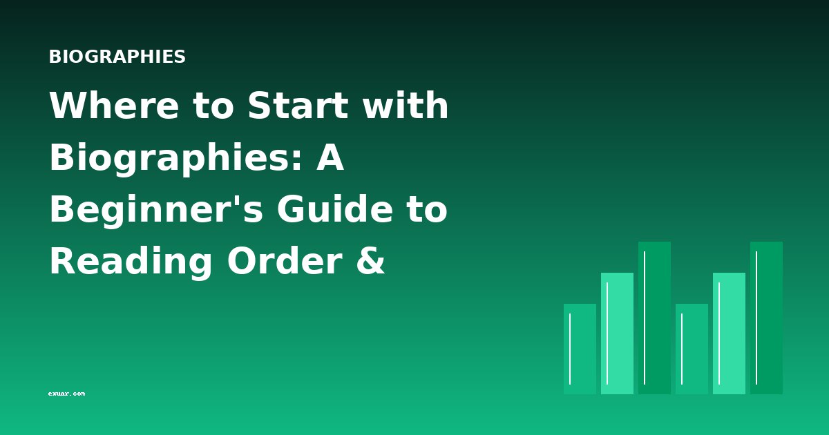 Where to Start with Biographies: A Beginner's Guide to Reading Order & Difficulty
