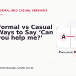 Formal vs Casual Ways to Say ‘Can you help me?’